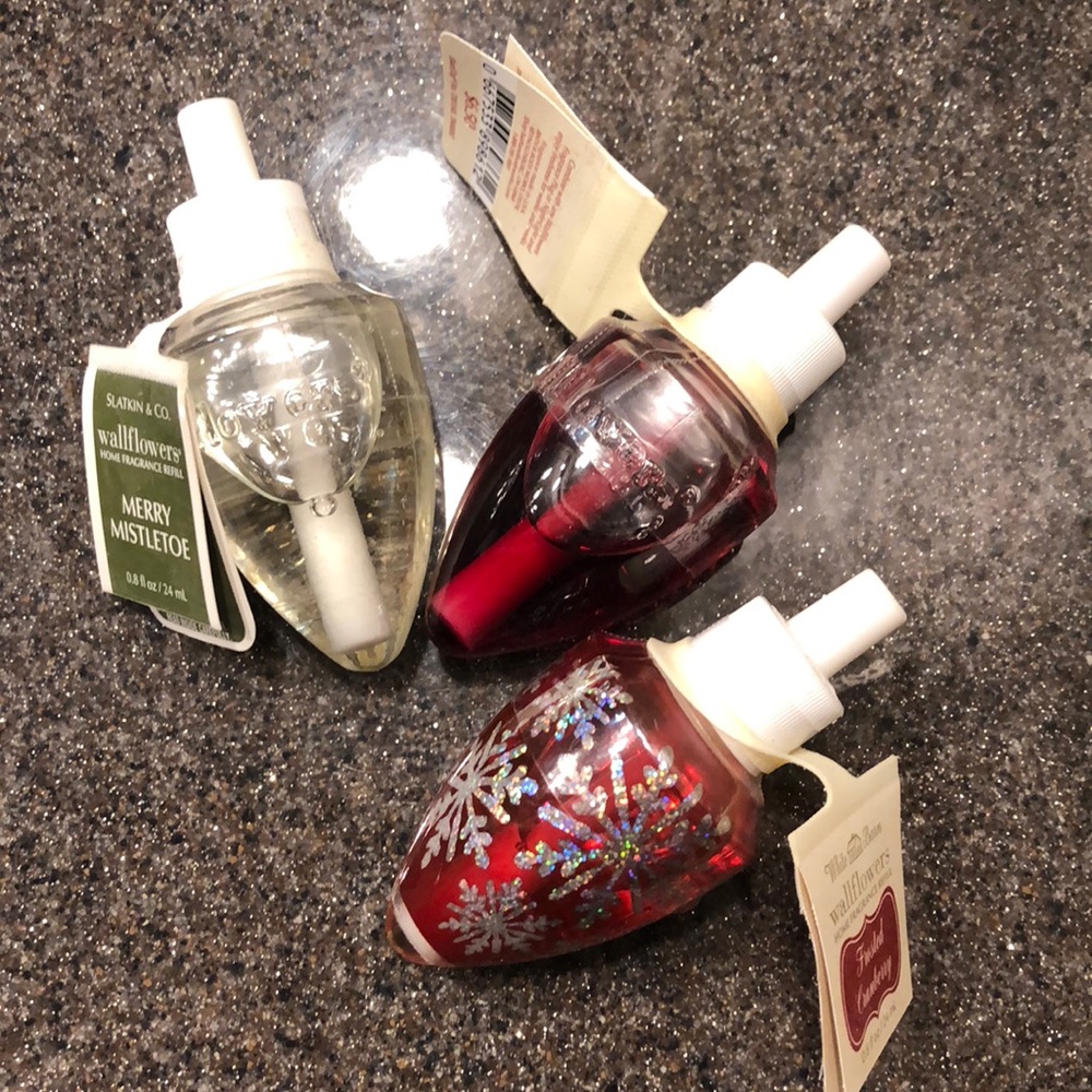 Bath and Bodyworks Wallflowers refills.